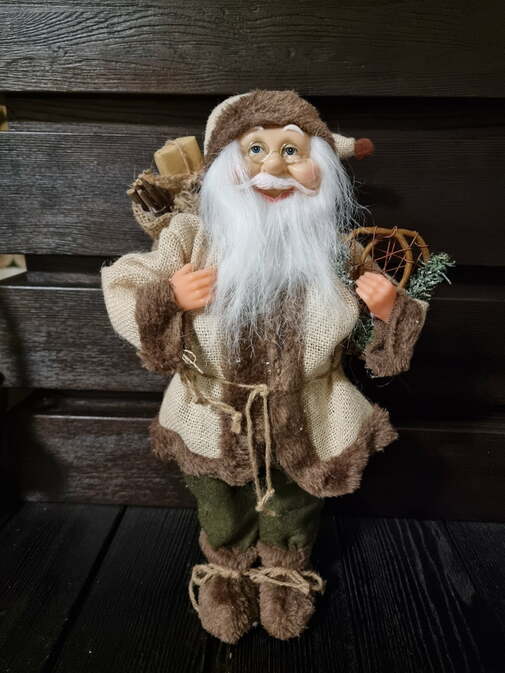 Санта Клаус з мішком