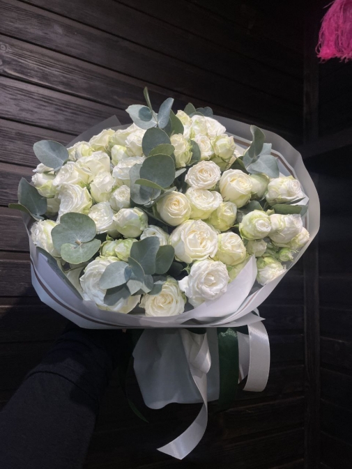 31 Півоноподібна троянда Міс Бомбастик Букет №143