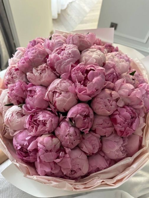 51 Пион Букет №153