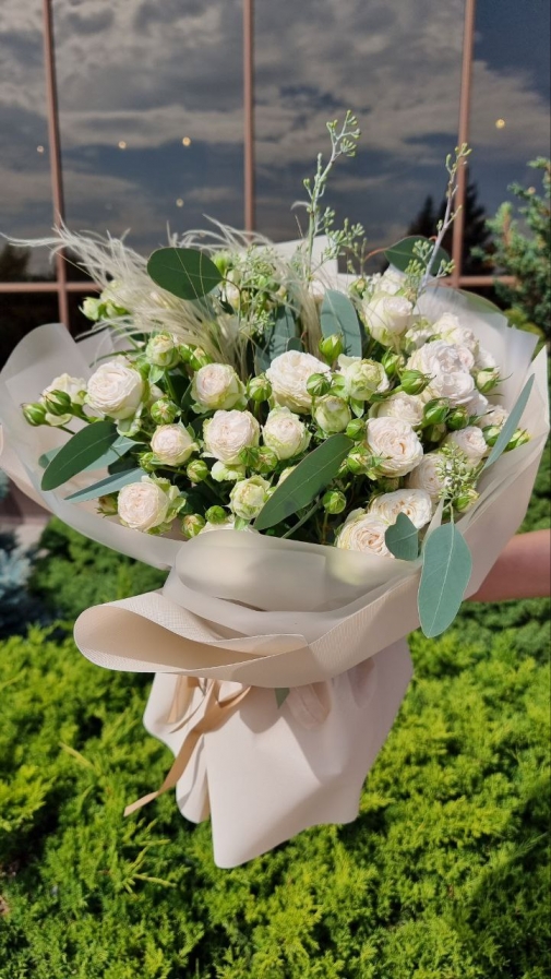 9 Півоноподібних троянд Принцеса Бомбастик №198