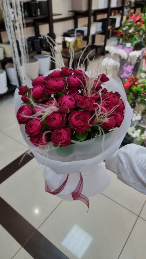 Троянда Черрі Трансетор Букет №228