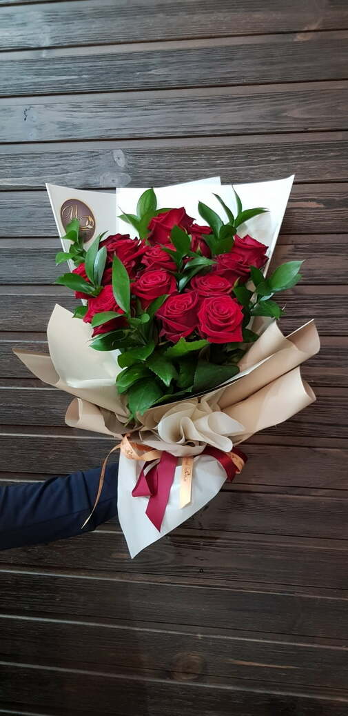 15 троянд Гран Прі Букет №26